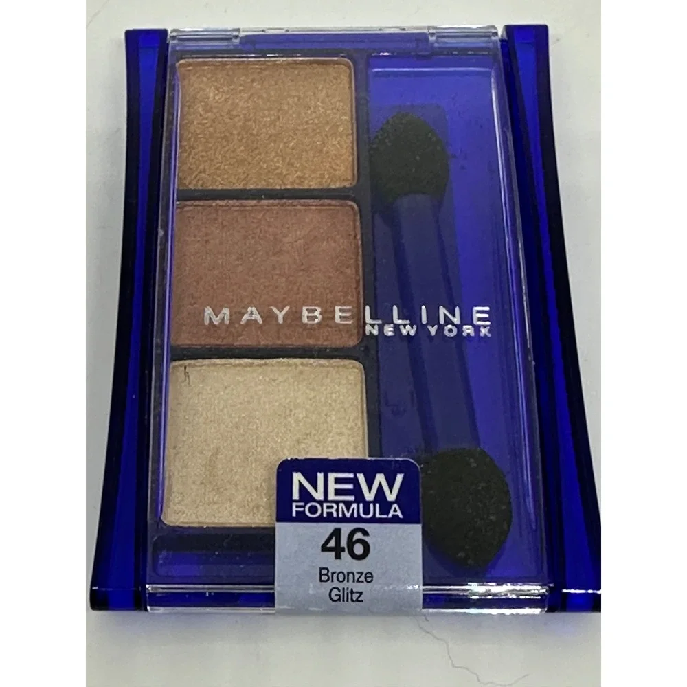 Maybelline Expert Wear Eye Shadow Bronze Glitz 46 Shimmer Trio Compact WC356